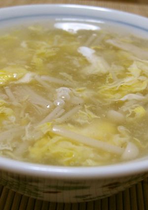 エノキのかき卵スープ-レシピのメイン写真