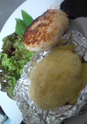 技あり豆腐ハンバーグマヨチーソース-レシピのメイン写真