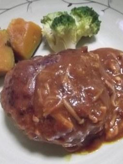 ウチの煮込みハンバーグ-レシピのメイン写真