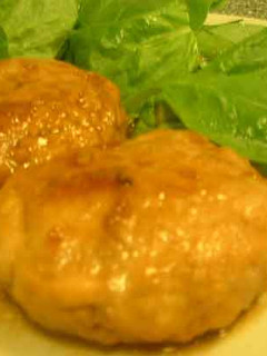 チキンの照り焼きハンバーグ-レシピのメイン写真