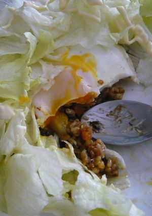余ったカレーライスでタコライス風-レシピのメイン写真