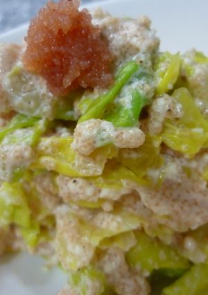 春キャベツの明太白和え-レシピのメイン写真