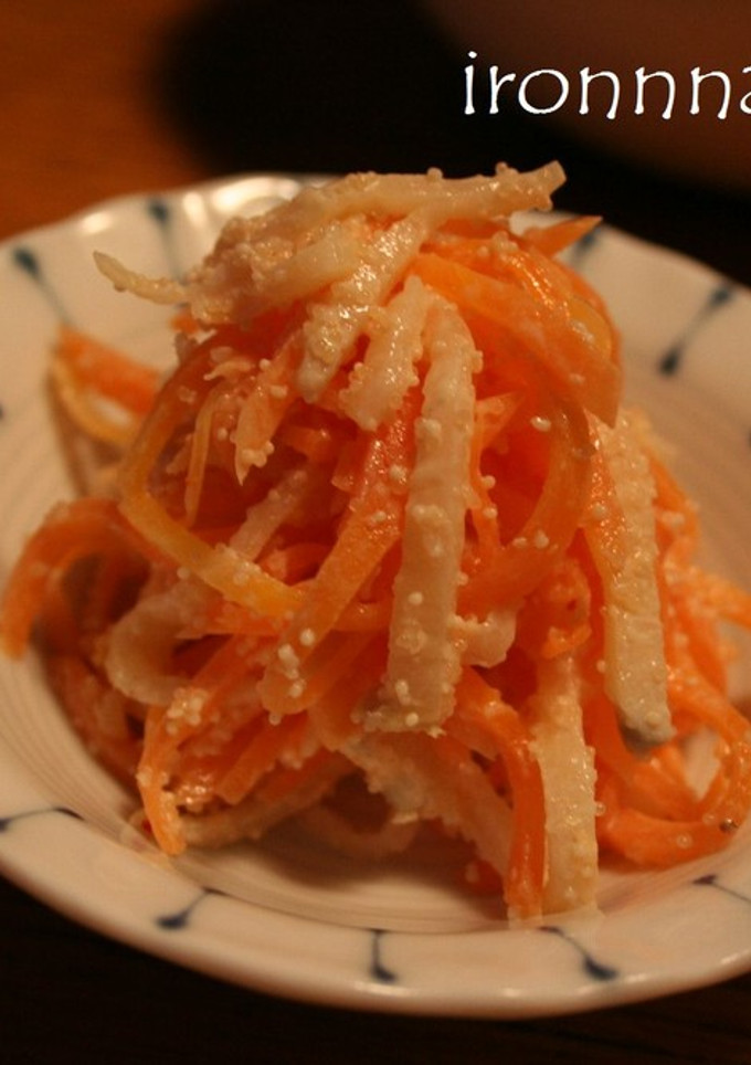たけのことにんじんの明太和え-レシピのメイン写真