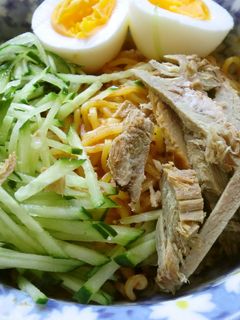 激辛で美味しい☆冷麺風冷やし中華-レシピのメイン写真