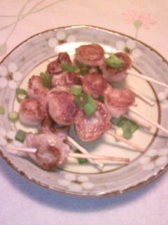 豚バラ肉のクルクル巻き焼き-レシピのメイン写真