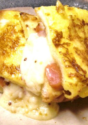 スマートチーズでクロックムッシュ風…かも-レシピのメイン写真