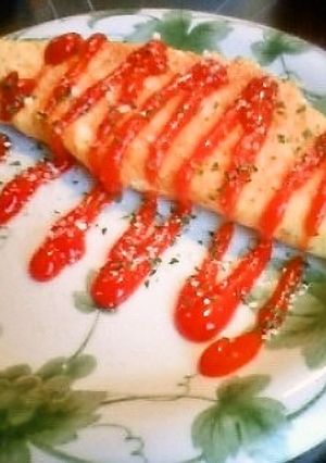 朝ごはんに♫チーズオムレツ-レシピのメイン写真