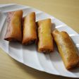豚ひき肉と竹の子の甘辛春巻き
