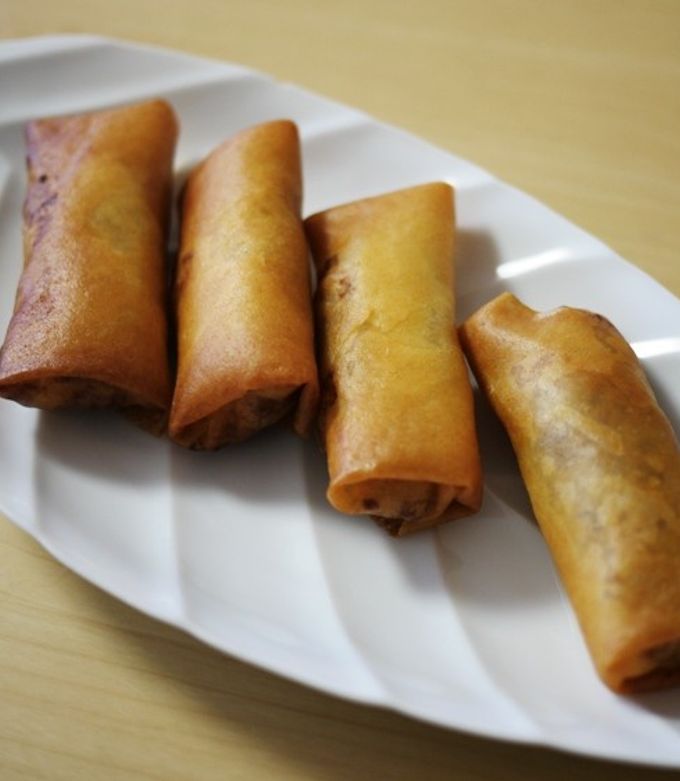 豚ひき肉と竹の子の甘辛春巻き by えずこ 【クックパッド】 簡単