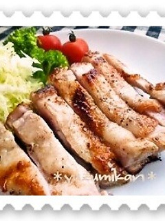 ガッツリな鶏モモガーリック塩焼き-レシピのメイン写真