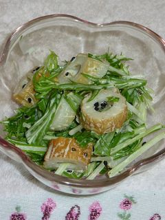 超簡単!水菜のサラダ-レシピのメイン写真
