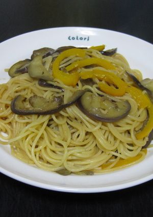 なすびとパプリカのパスタ-レシピのメイン写真