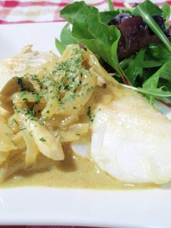 ❻白身魚のカレーソースがけ❻-レシピのメイン写真