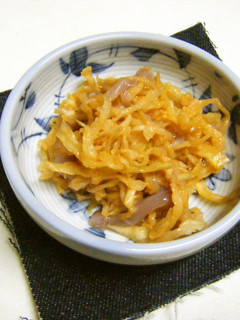 切干大根といかの塩辛で、美味しい一品!!-レシピのメイン写真