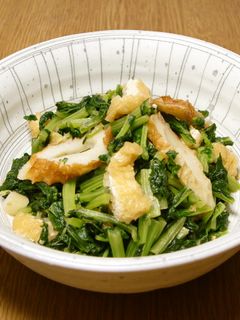 めんつゆde大根葉と油揚げの煮物-レシピのメイン写真