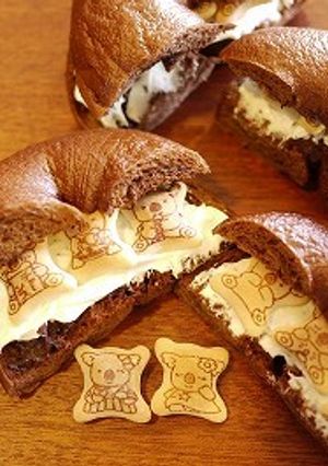 チョコベーグル×こあらのマーチサンド-レシピのメイン写真
