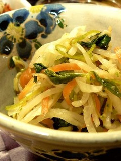いろいろ野菜のごま酢しょうゆ和え-レシピのメイン写真