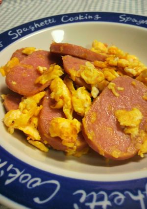 パパ作ＮＯＷハンバーガー玉子焼き炒め-レシピのメイン写真