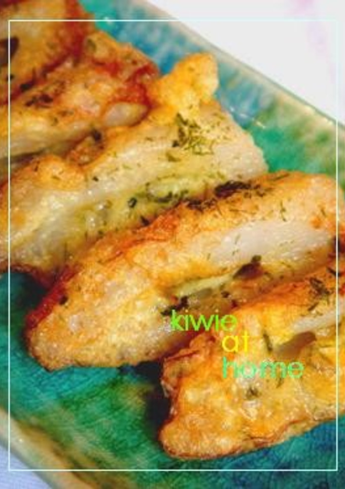 ちくわのふわふわ♪青海苔入り衣揚げ☆-レシピのメイン写真