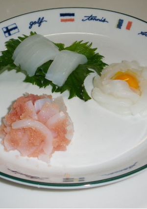 イカの刺身３種-レシピのメイン写真