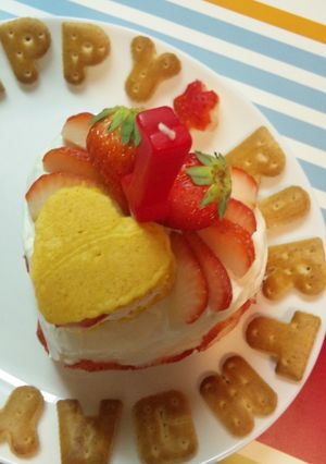 ☆1STbirthdaycake☆-レシピのメイン写真