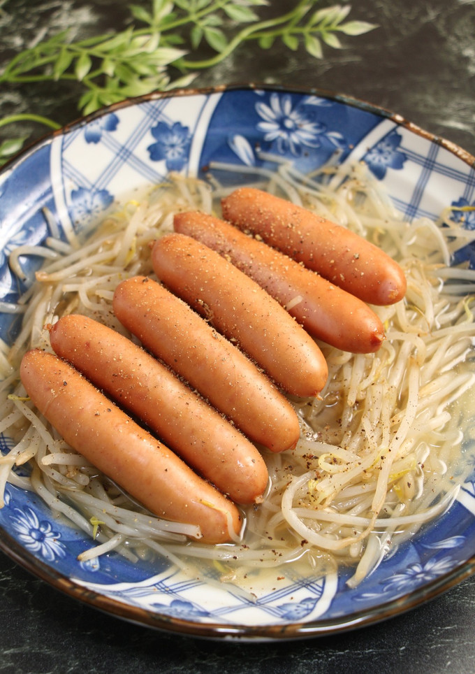 簡単！シャウエッセンともやしの白だし煮-レシピのメイン写真