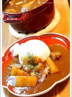 お味噌が隠し味!根菜の和風カレー-レシピのメイン写真