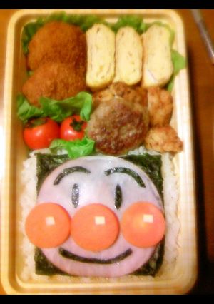 キャラ弁☆ 簡単アンパンマン-レシピのメイン写真