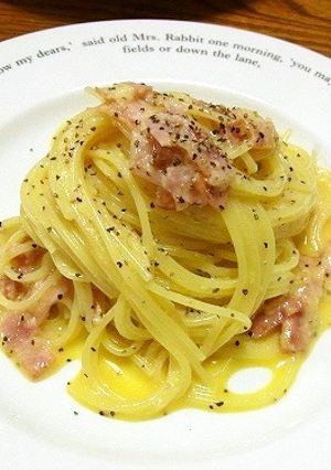 牛乳でできる!カルボナーラ-レシピのメイン写真