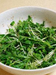 春菊とカイワレの胡麻サラダ-レシピのメイン写真