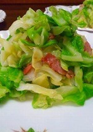 春キャベツのパリパリ温サラダ-レシピのメイン写真