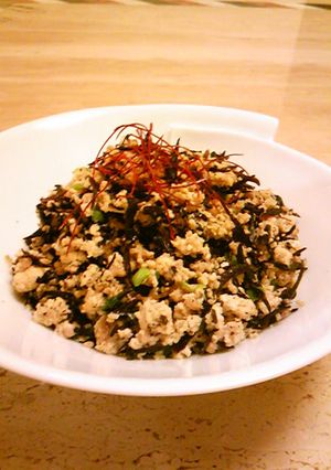 ひじきたっぷりの炒り豆腐♪-レシピのメイン写真