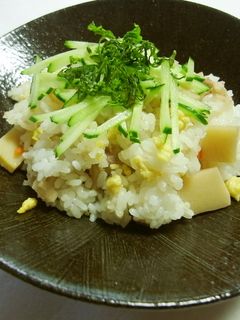 タケノコ入り手抜き散らし寿司-レシピのメイン写真