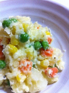 超簡単...5分...丼で•ポテトサラダ-レシピのメイン写真