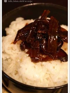 ご飯が進む!フキの佃煮-レシピのメイン写真
