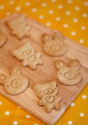 ノンオイル☆練りゴマと蜂蜜のクッキー-レシピのメイン写真