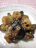 お弁当に♪ちくわと茄子の甘辛