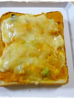 かぼちゃサラダチーズトースト♬-レシピのメイン写真