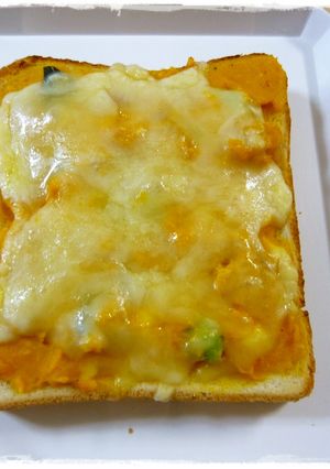 かぼちゃサラダチーズトースト♬-レシピのメイン写真