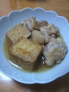 圧力鍋でつくる☆鶏と厚揚げの煮物-レシピのメイン写真