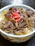 レンジで１人分♪牛丼