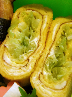 キャベツと粉チーズの卵焼き-レシピのメイン写真
