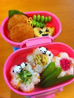 お弁当に☆ちらし寿司でお花見弁当♪-レシピのメイン写真