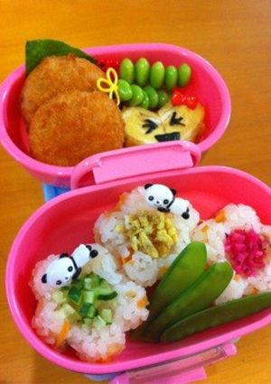 お弁当に☆ちらし寿司でお花見弁当♪-レシピのメイン写真