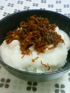 いかなごの釘煮トロご飯-レシピのメイン写真
