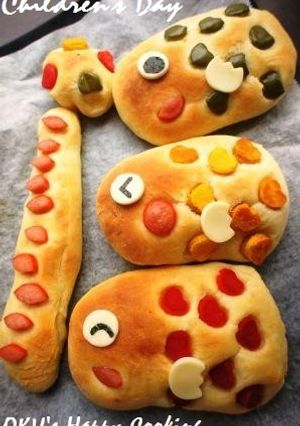 こどもの日に♪こいのぼりパン-レシピのメイン写真