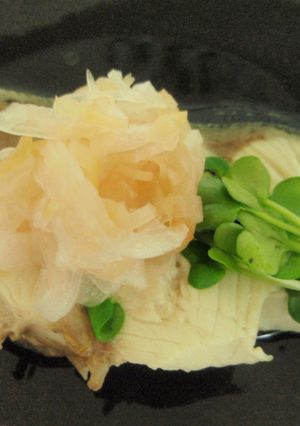 ❻ブリの蒸し物☆甘酢しょうがのせ♪♪❻-レシピのメイン写真