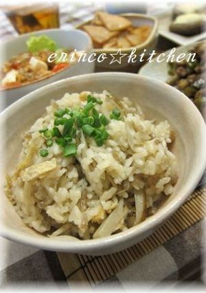 新ごぼうと油揚げの炊き込みご飯♪-レシピのメイン写真