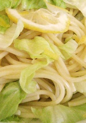 レタスとレモンのパスタ-レシピのメイン写真