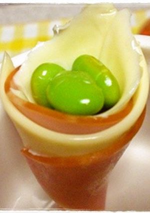 お弁当の彩りに！ハムチーズ枝豆☆-レシピのメイン写真